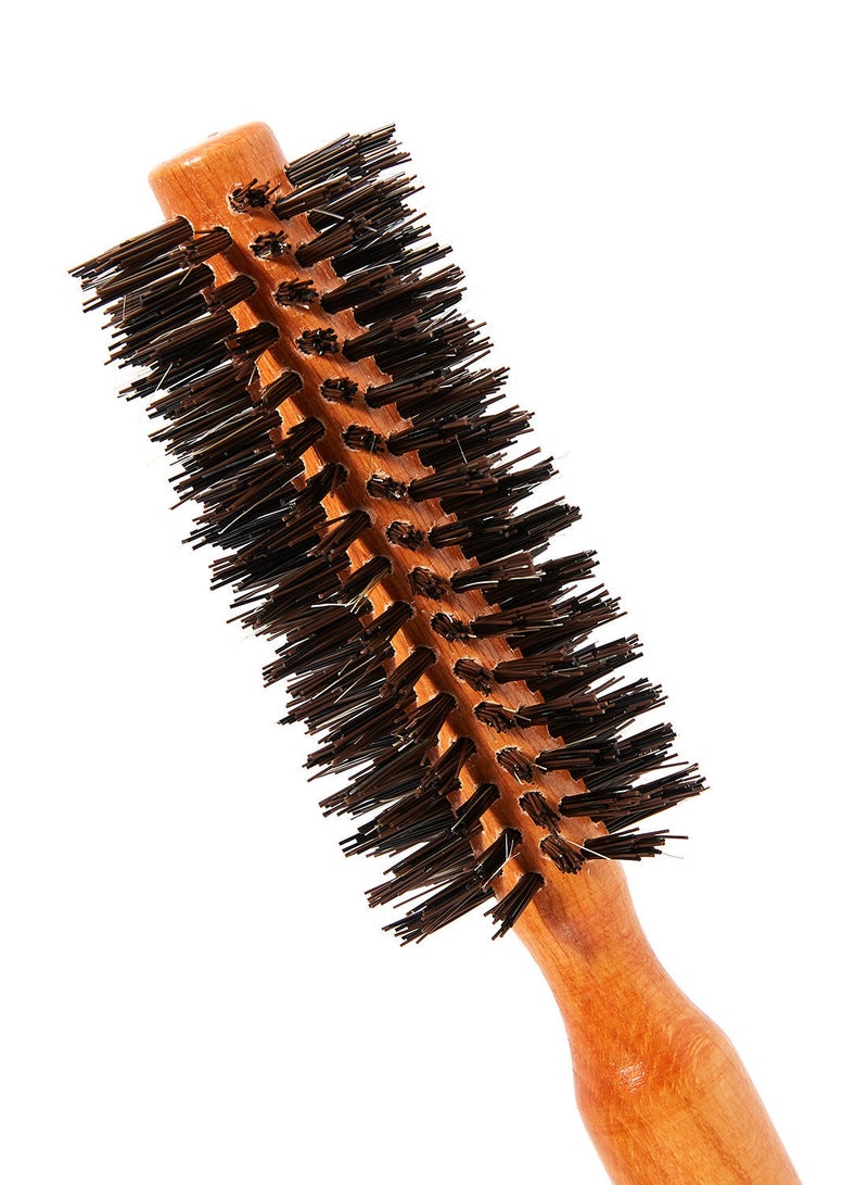 NIBEMINENT Professional Hair Brush Brown/Black - Image 2