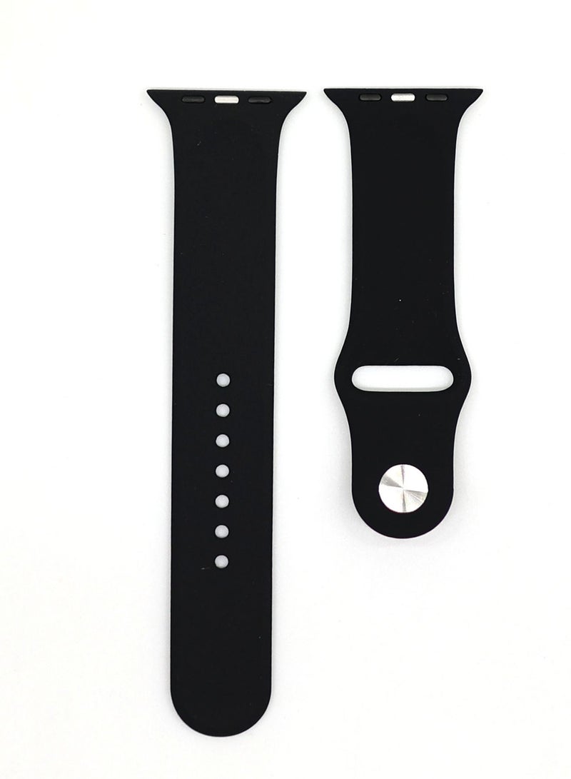 BORTONY Silicone Replacement Wrist Band Apple Watch Series 6/5/4/3/2/1 42-44mm - Image 2