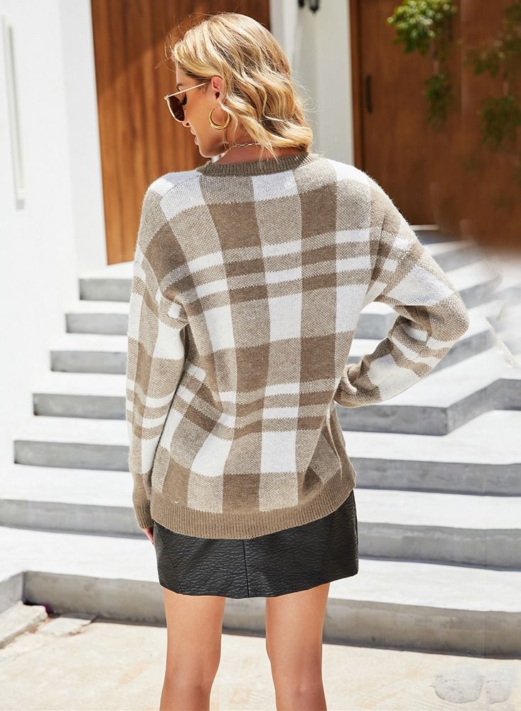 Loquat Top With A Loose Crew Neck And Long Sleeves Multicolour - Image 2