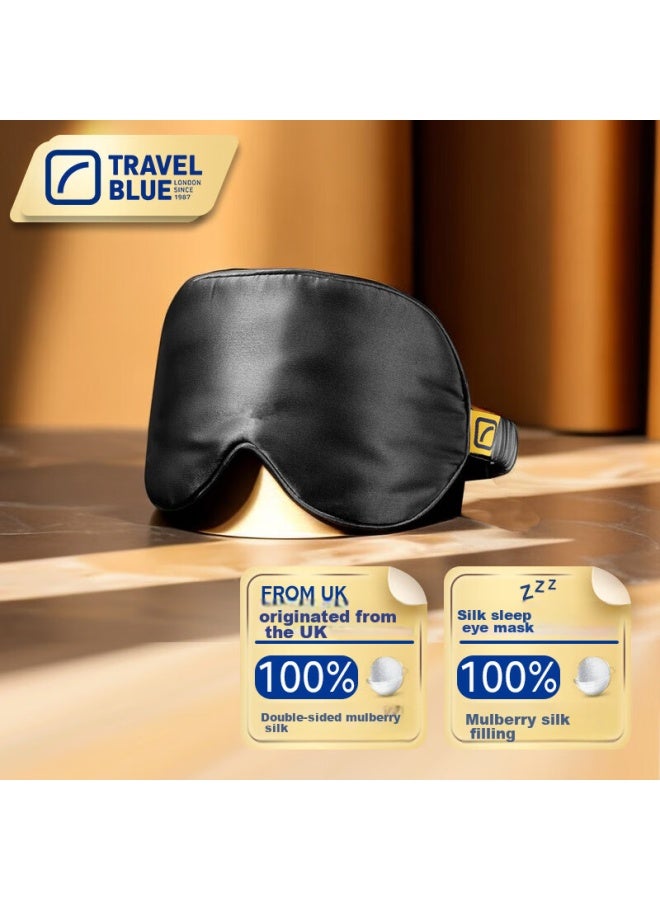 Travel Blue Travel Blue 100% Silk Eye Mask, Sleep-friendly, Light-blocking, Breathable, Mulberry Silk Filling, Gift-giving, High-end, Exquisite Gift Box  - Image 1