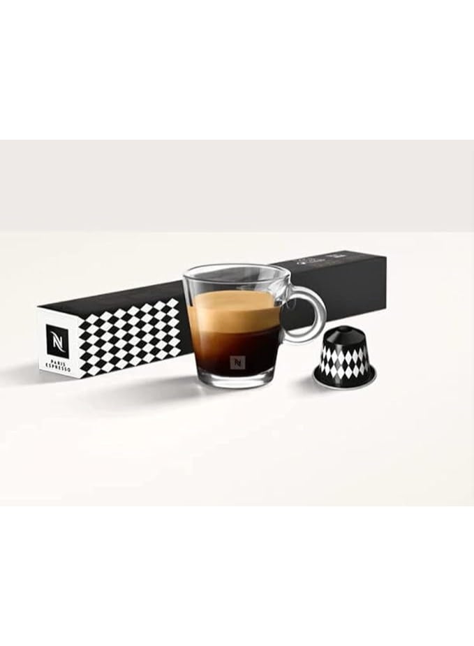 Nespresso Paris Coffee Capsules - 10 Capsules