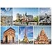 MyPuzzle.com MyPuzzle Paris Notre Dame Eiffel Tower and Sacre Coeur Premium 500 Piece Jigsaw Puzzle for Adults - Image 2