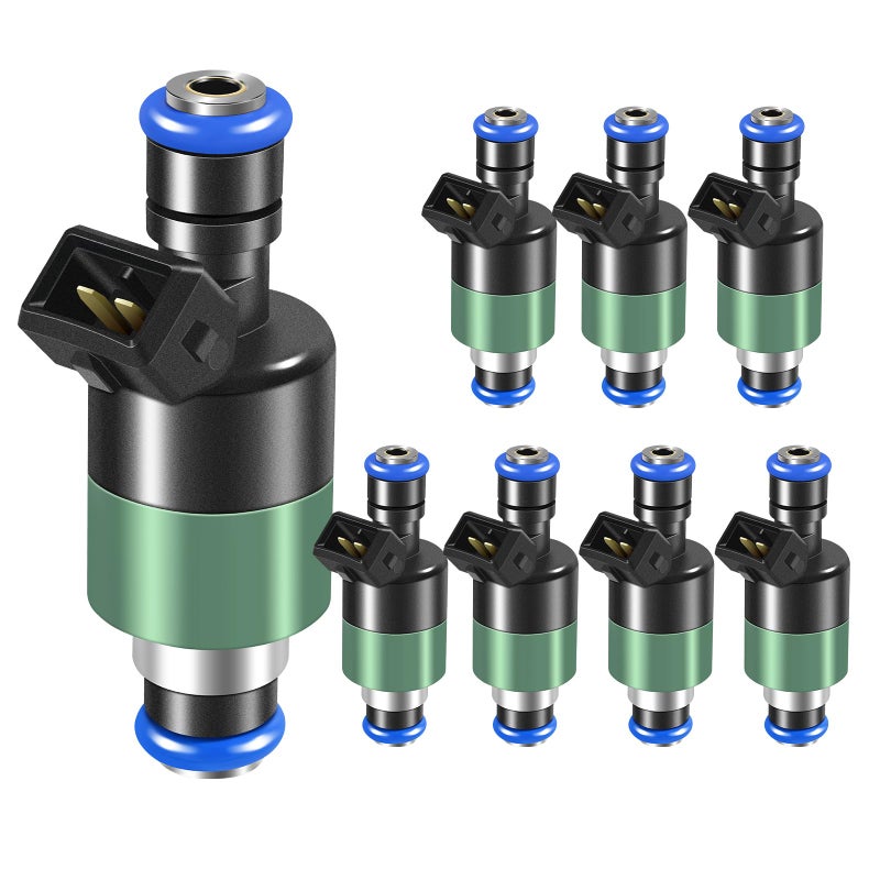 STZJAYE Fuel Injectors Set of 8 Compatible with Buick Commercial ChassisRoadmaster 19941996for Cadillac Fleetwood 19941996for Chevy Camaro 19941997for CorvetteImpala 19941996 FJ164 Injector - Image 2