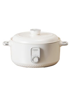 miss ceool Electric Hot Pot 2.5L Multi-functional Stoveless Cooking Pot Temprature Control 750W Power Non Stick Pot Overheating Boiled and Dry Protection Stir Fry Soup and HotPot (CN 3 Pin Plug)  - Image 1
