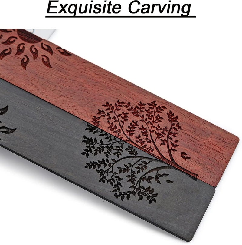 X spring Bookmark Set With Gift Box - Natural Wood Handmade Carving Book Marks For Teachers Appreciation, Birthday, Gift, Book Lovers - Image 4