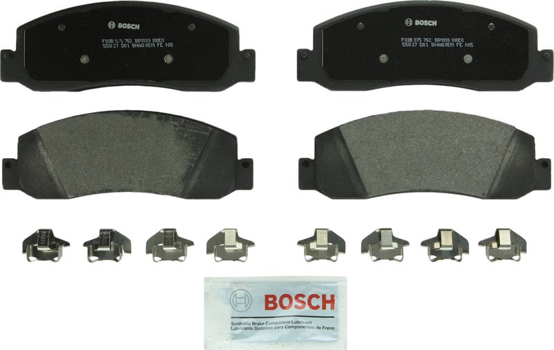 BOSCH BP1333 QuietCast Premium Semi-Metallic Disc Brake Pad Set - Compatible With Select Ford F-250 Super Duty, F-350 Super Duty; FRONT - Image 3