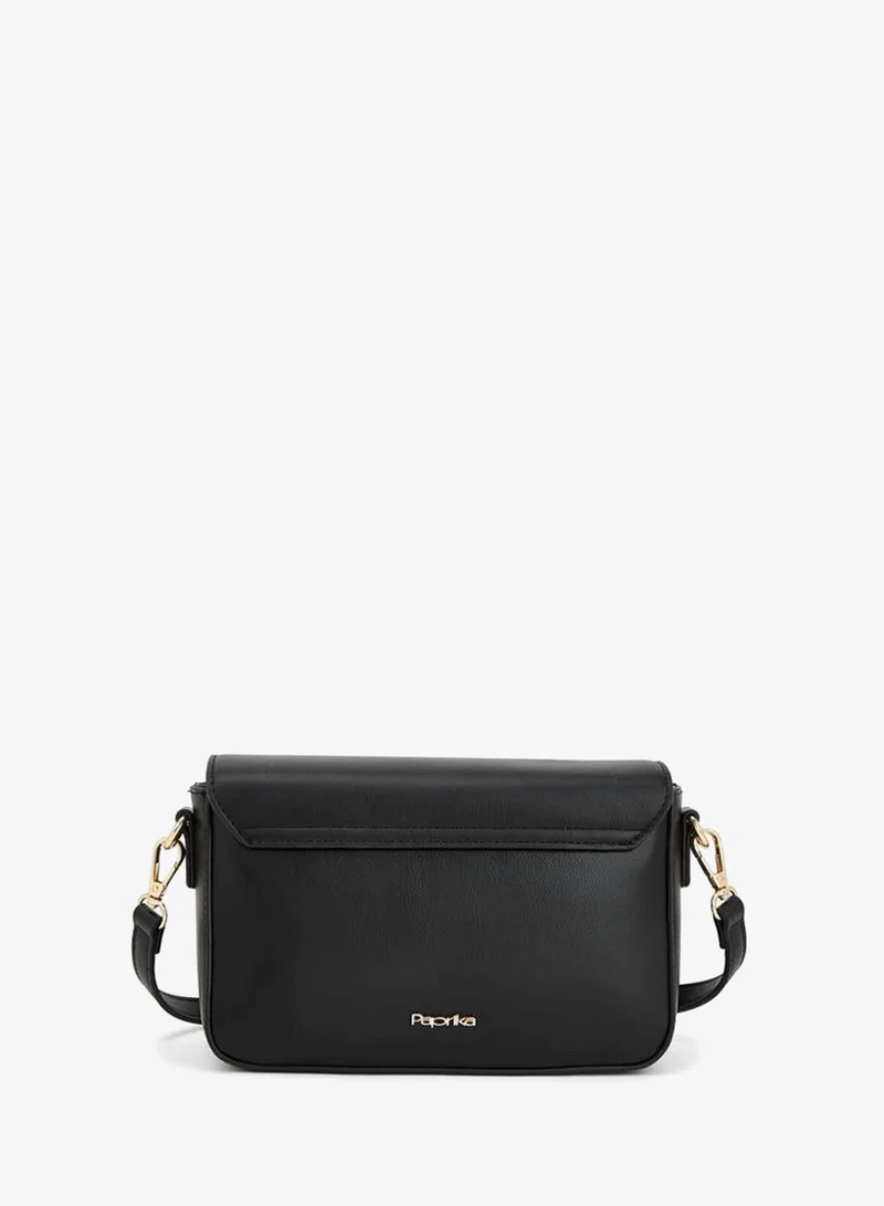 Paprika BLACK Paprika Smooth Pu Crossbody for Women | Best Price UAE