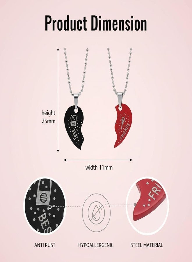 The Men Gift Couple Pendant Necklace Set – Matching Jewelry for Him and Her, Romantic Gift BLSCup202595 - Image 2