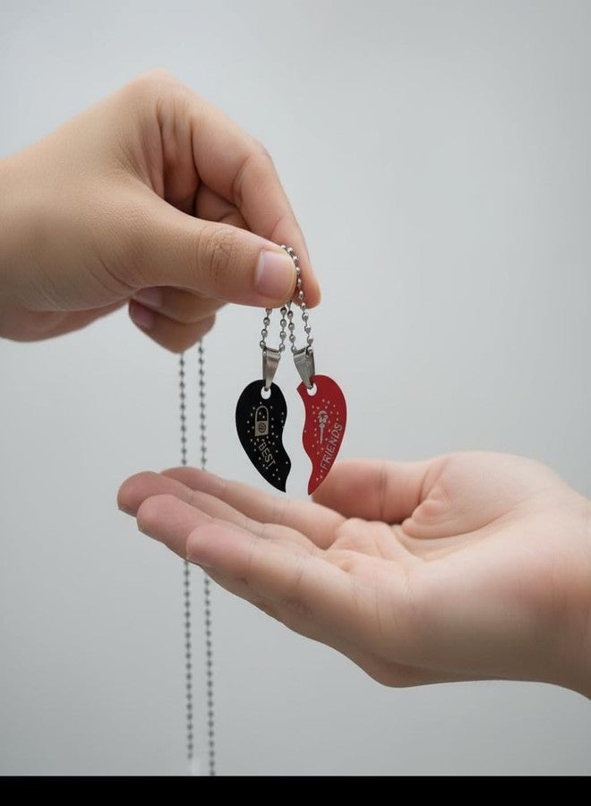 The Men Gift Couple Pendant Necklace Set – Matching Jewelry for Him and Her, Romantic Gift BLSCup202595 - Image 3