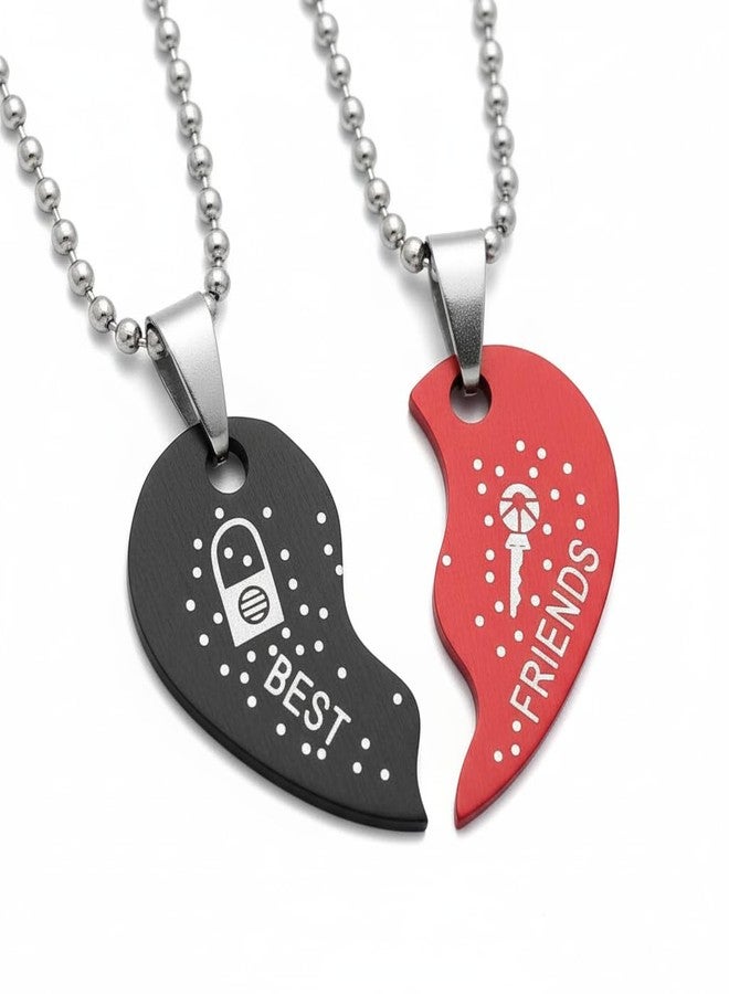The Men Gift Couple Pendant Necklace Set – Matching Jewelry for Him and Her, Romantic Gift BLSCup202595 - Image 1