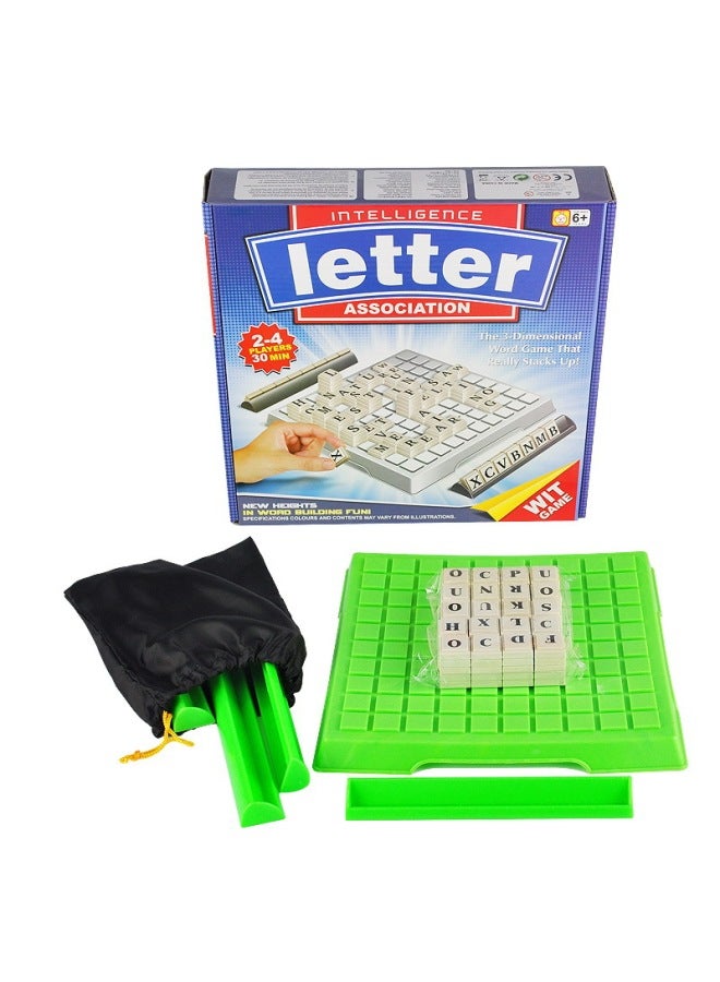 Learning English English Spelling Educational Toys Children's Education And Training Memory Spelling 3d Parent-child Interactive Board Games - Image 1