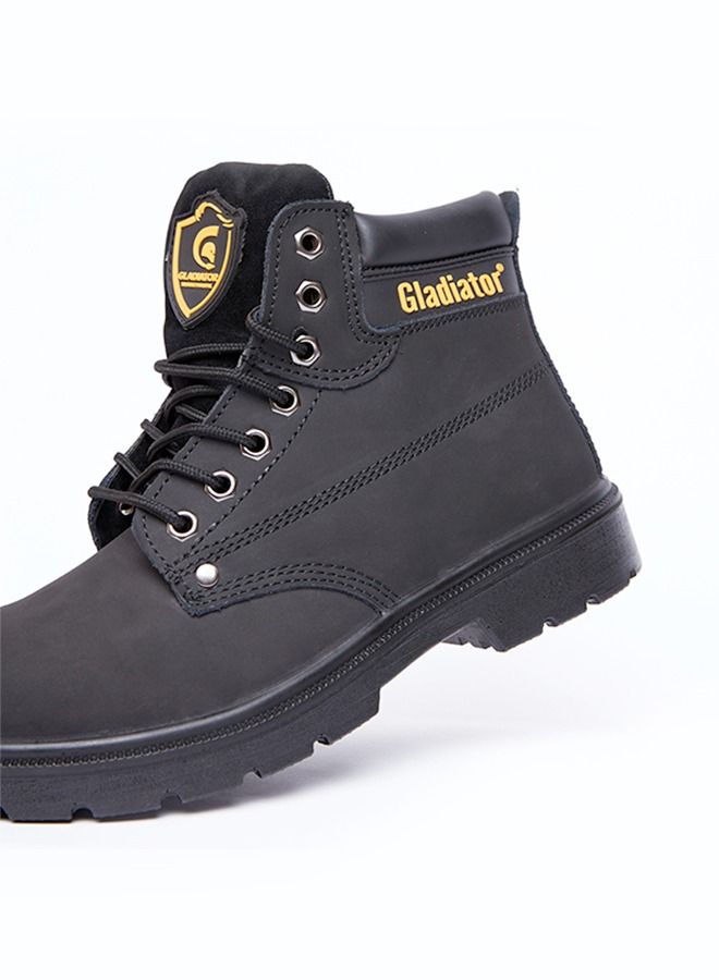 Gladiator أحذية السلامة 4008 حذاء برباط أسود عالي القطع - Image 5