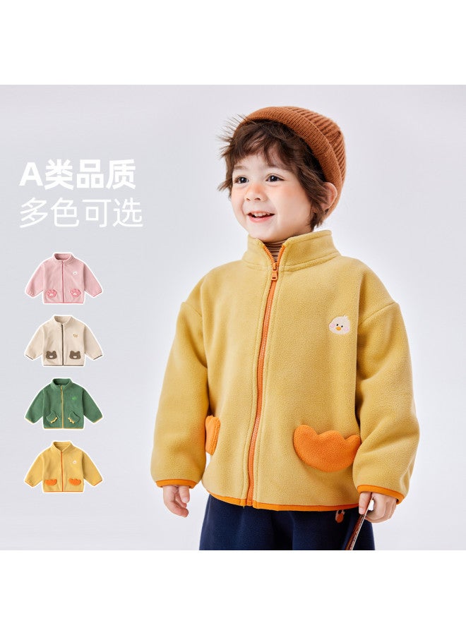 Doodle Home trendy Kids' Fleece Jacket - Autumn Fashion For Girls & Boys - Image 3