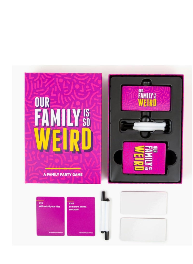 NIBEMINENT Our Family is So Weird - A Fun Family Party Card Game to Decide Who’s Most Likely to Idea for Kids, Adults & Groups | Great for Conversation Starters, Family Game Night - Image 2