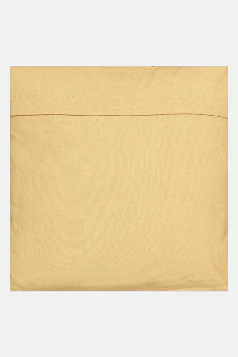 Muy Mucho Organic Cotton Removable Cover Cushion 45 x 45 cm, Dark Cream  - Image 2