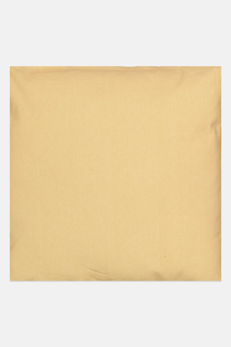 Muy Mucho Organic Cotton Removable Cover Cushion 45 x 45 cm, Dark Cream  - Image 1