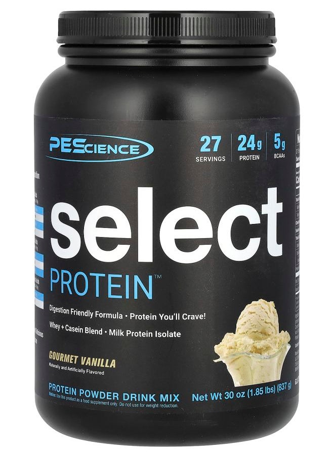 PEScience - Select Protein™ Powder Drink Mix Gourmet Vanilla 1.85 lbs (837 g) - Image 1
