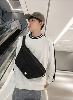 WAOKN Outdoor Leisure Chest Bag,Large Capacity Waterproof Crossbody Bag Fanny Pack Belt Bag,Adjustable Shoulder Bag Front Sling Pack Backpack,Outdoor Streetwear Strap Vest Chest Bag For Men Women Sport Bag  - Image 2