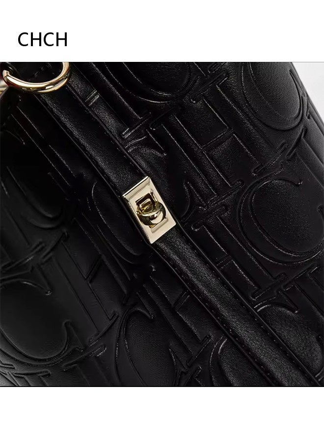 سي اتش سي اتش حقيبة نسائية كبيرة من القماش للأزياء، حقيبة حمل ضرورية لمستخدمي النقل العام - Image 4