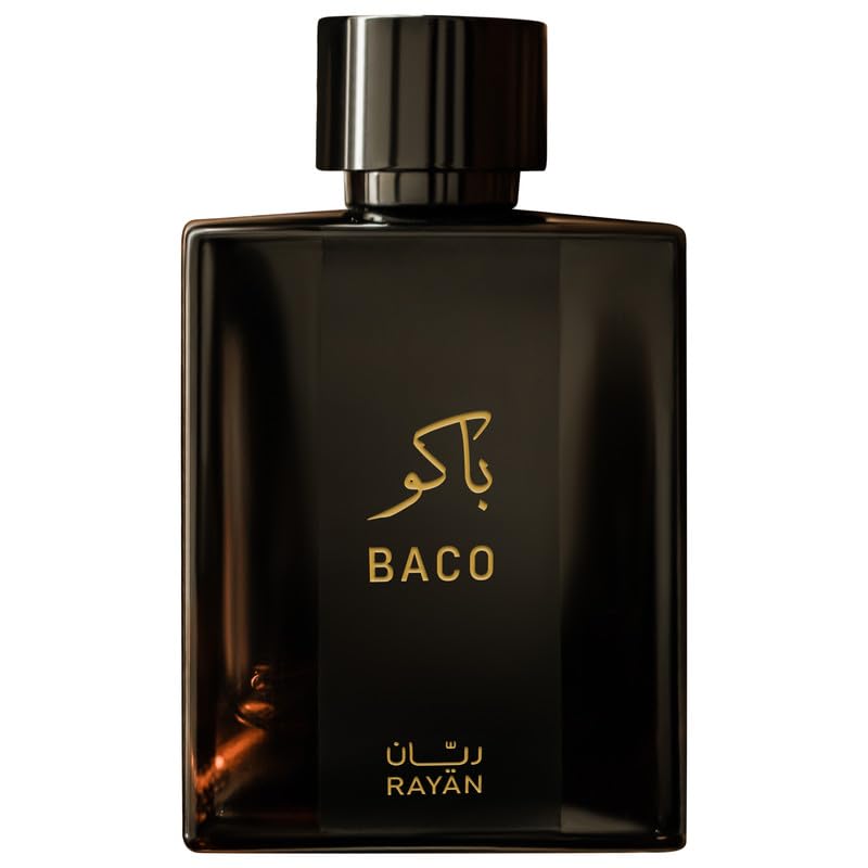 RAYAN Baco Tobacco & Leather Perfume for Men â€“ Arabian Eau De Parfum, 100mL (3.34 Fl oz) Perfumes Arabes Para Hombres, Bold Menâ€™s Perfume with Vetiver, Patchouli, Saffron & Spices â€“ Ideal Gift for Him - Image 1