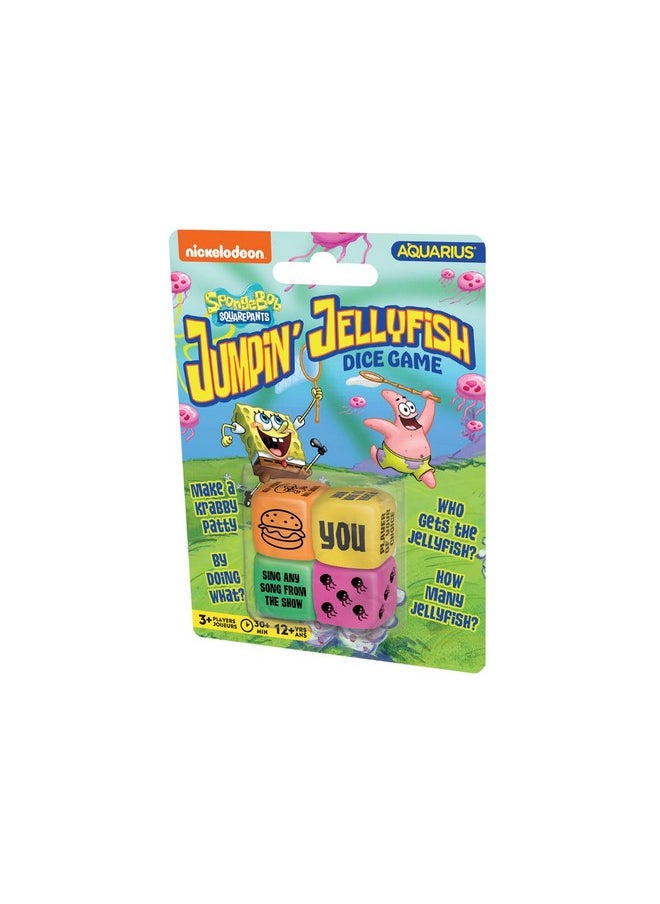 Aquarius Spongebob Jumping Jellyfish Dice Rolling Game 