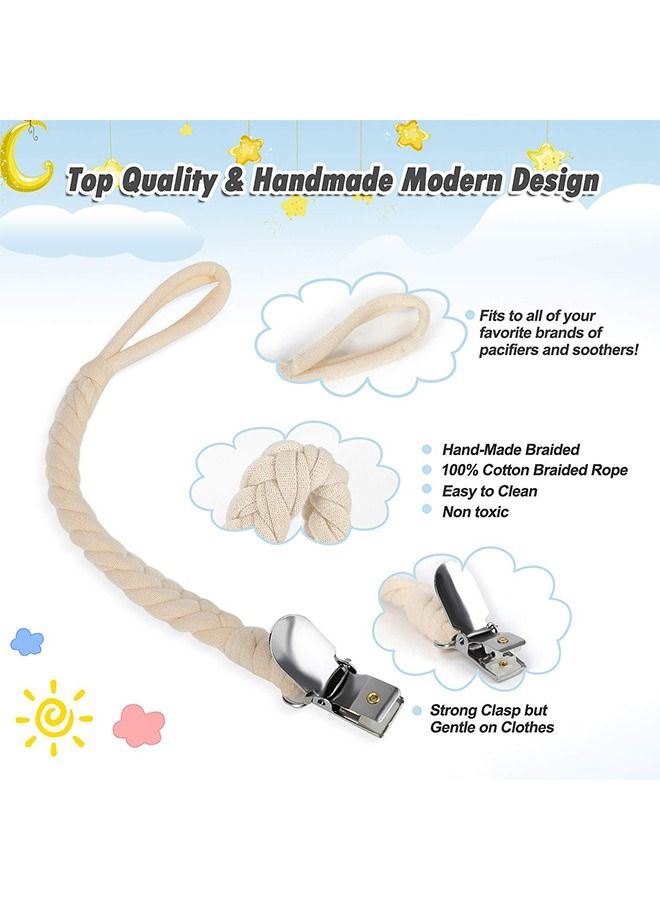 4 Pcs Pacifier Clips for Baby - Image 4