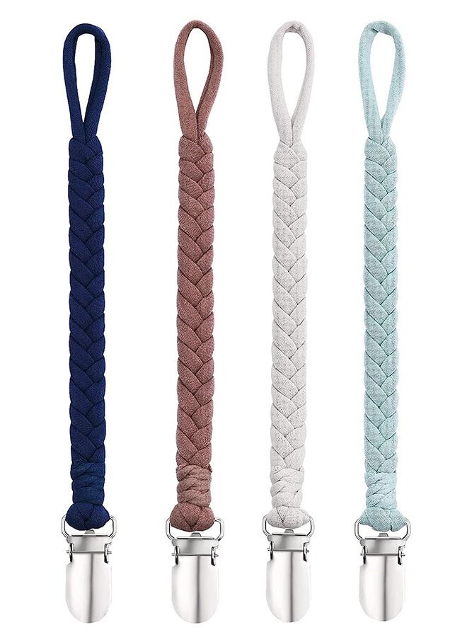 4 Pcs Pacifier Clips for Baby - Image 1