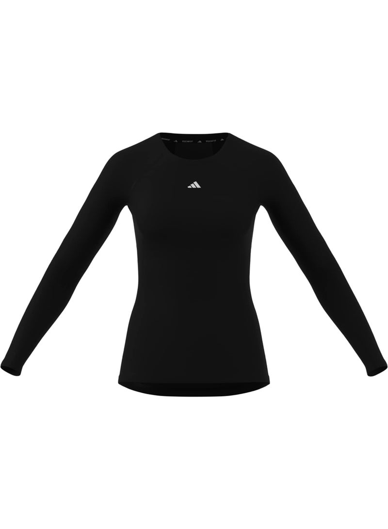 Adidas Techfit Long Sleeve Training Top - Image 2