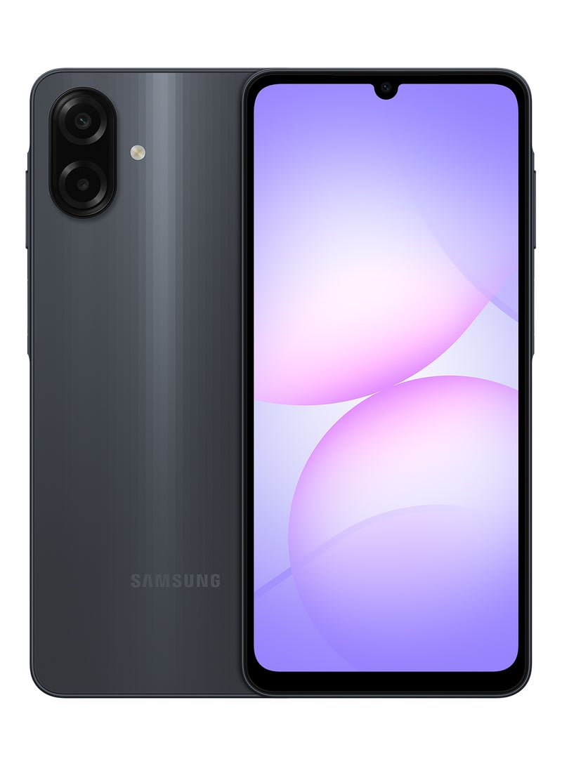 Samsung Galaxy A07 Dual SIM Black 4GB RAM 64GB LTE with Adapter (in box) - Middle East Version - Image 1