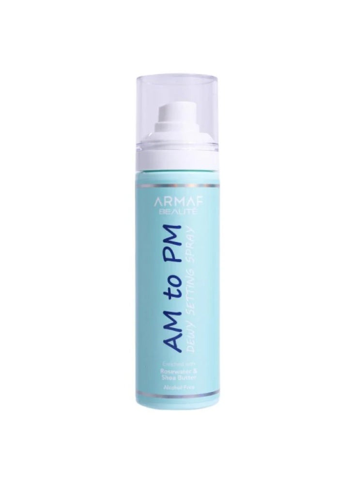 Dewy Makeup Setting Spray with Rose Water & Shea Butter – 120ml