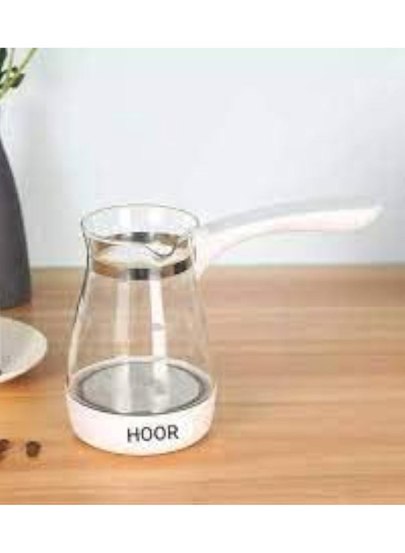 HOOR Hor Multicolor Glass Electric Coffee Maker - Image 1