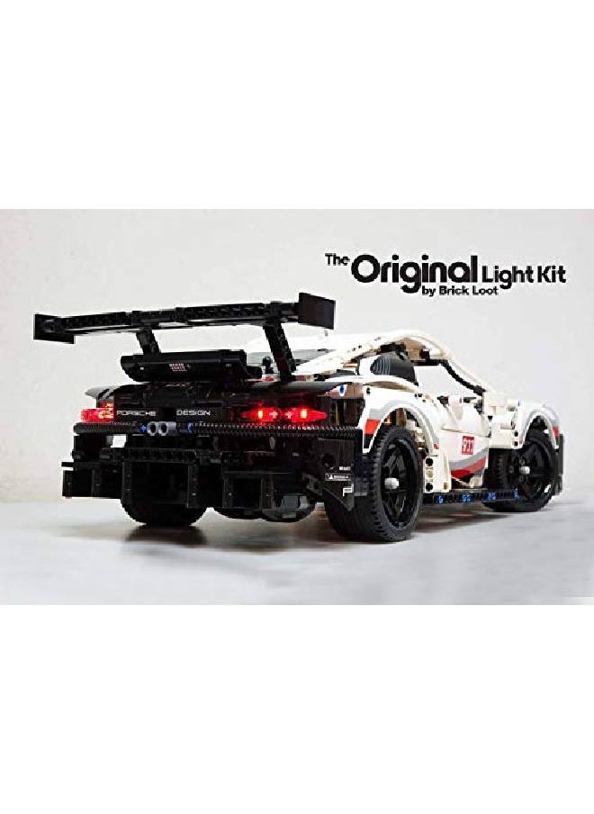 Brick Loot - Led Lighting Kit For Lego® Porsche 911 Rsr 42096 (Lego Set Not Included) - Image 1