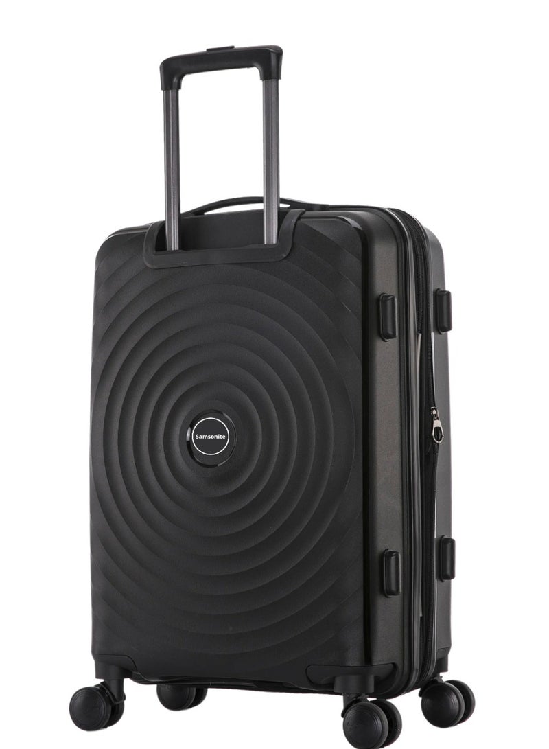 28" Foldable Luggage, 28", 28", 24", Hard Body and Spinner Wheels, Black - Image 1