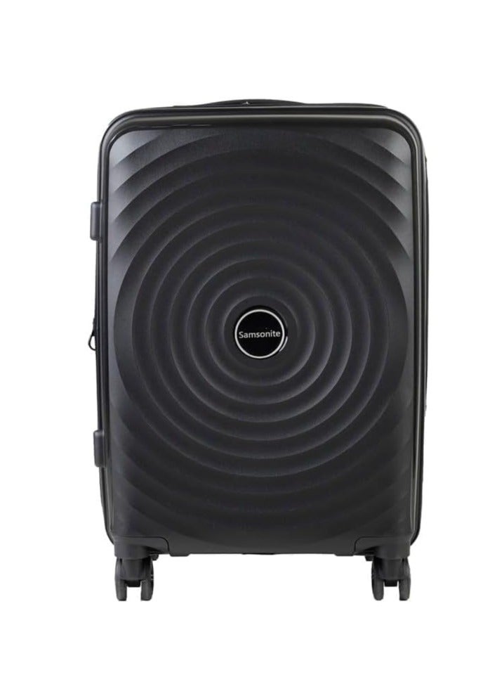 28" Foldable Luggage, 28", 28", 24", Hard Body and Spinner Wheels, Black - Image 2