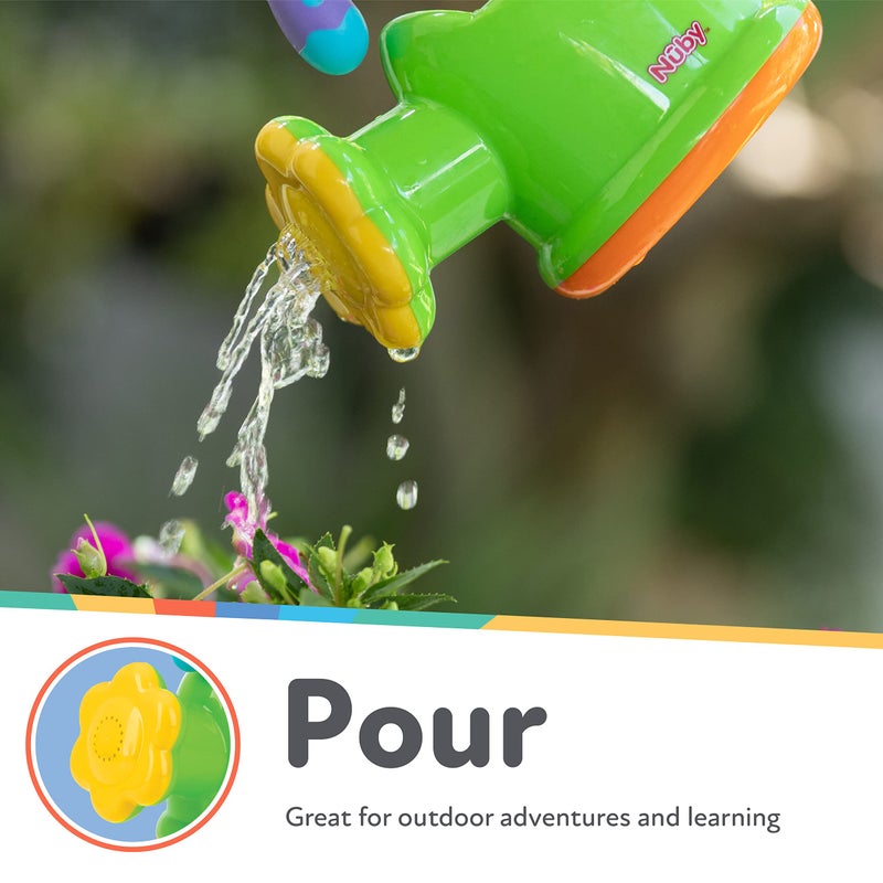 Nuby Watering Can Bath or Outdoor Toy for Toddlers and Kids - Spring and Summer Outside Play -18+ Months - Interactive and Fun Baby Bath Essentials - Image 3