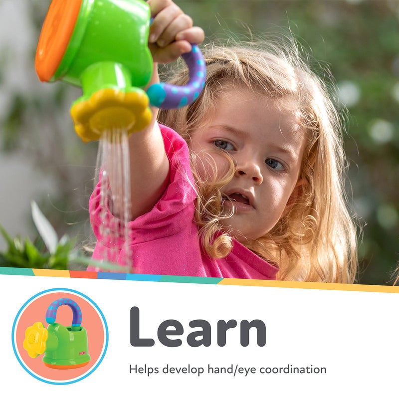 Nuby Watering Can Bath or Outdoor Toy for Toddlers and Kids - Spring and Summer Outside Play -18+ Months - Interactive and Fun Baby Bath Essentials - Image 2