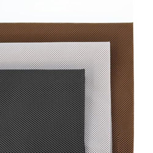 M Mute Touch Stereo Mesh Fabric for Speaker Repair - Premium Quality Speaker Grill Cloth for Speaker Restoration and Repair - 60 x 80 in / 150 x 200 CM Black - Image 2