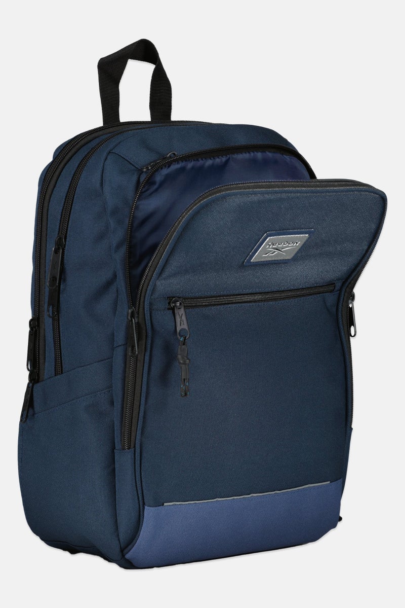 Reebok Men Brand Logo Backpack, Navy  - Image 3