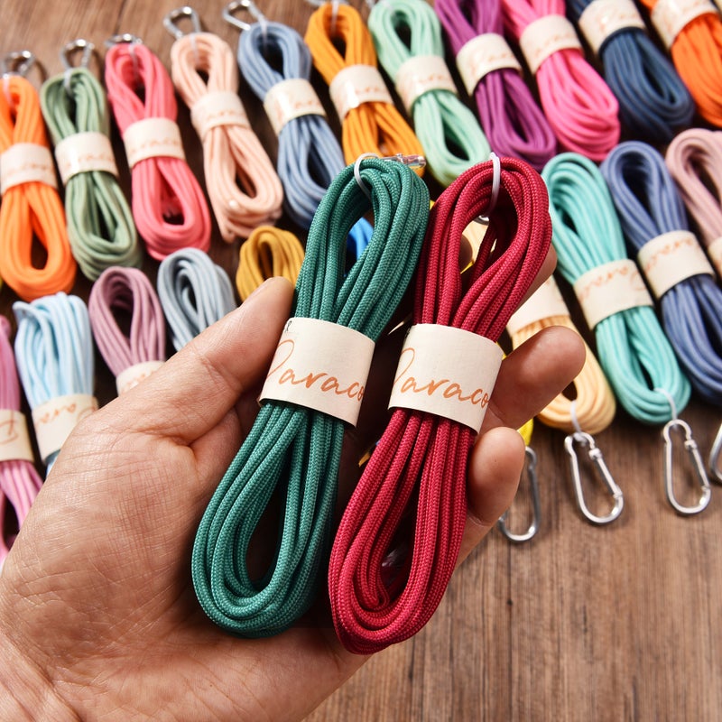 31 Yellow 3mm High Density Matte Paracord Rope 5 Meters - Image 5