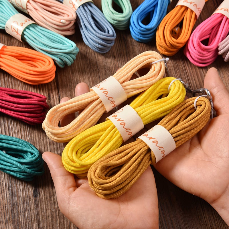 31 Yellow 3mm High Density Matte Paracord Rope 5 Meters - Image 1