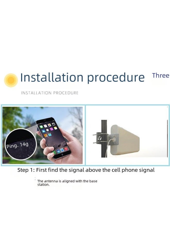 مُعزِّز إشارة الهاتف 900/1800/2100/2600 ميجاهرتز B1/B3/B7/B8 – مقوّي إشارة متعدد النطاقات لشبكات 2G/3G/4G LTE، مكرر إشارة شبكة الهاتف المحمول للاستخدام في المنزل والمكتب والطابق السفلي والمناطق ضعيفة الإشارة - Image 5