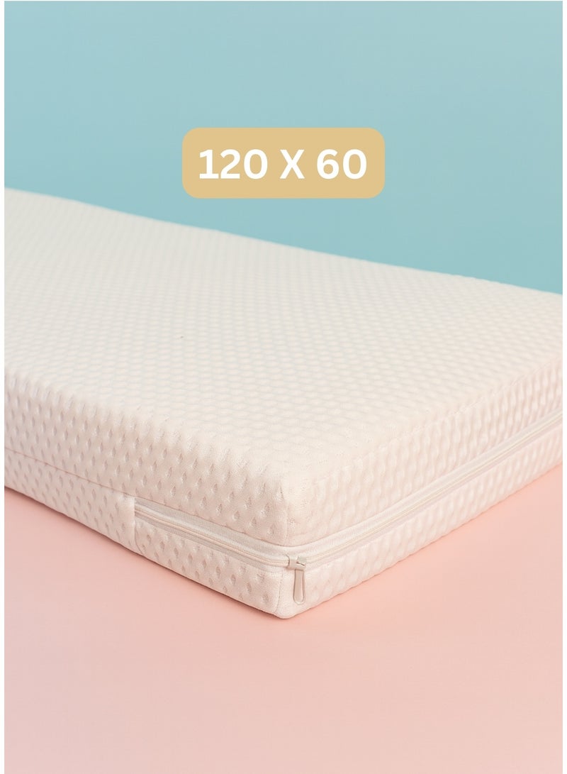 F.A.M.S Luxury Baby Mattress Dream Box Set – Newborn Sleep Essentials with Cotton Bedding, Baby Pillows, Protectors & Surprise Gift - Image 4