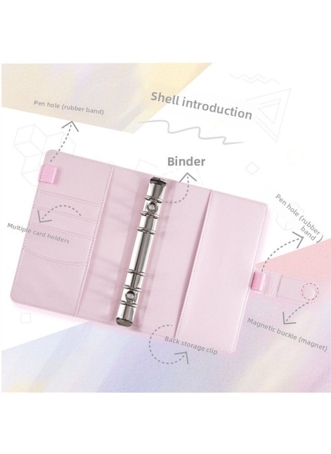 Black Myth Peripheral Hand Ledger Wukong Notebook Portable Removable Loose-leaf Diary Birthday Student-Color:Wukong Black Ledger 03 Comes With A Double-ended Highlighter + Magnetic Bookmark-Specification:Standard  - Image 4