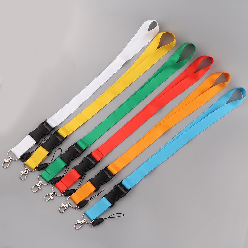 Solid Color Marble Mobile Phone Lanyard Multicolor Id Card Buckle Lanyard Mobile Phone Hanging Neck Key Chain Lanyard - Image 3