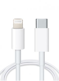 Generic SZX USB-C to Lightning Cable - Model SZX-PD - Supports 20W Fast Charging - White.  - Image 4