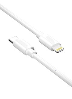 Generic SZX USB-C to Lightning Cable - Model SZX-PD - Supports 20W Fast Charging - White.  - Image 5