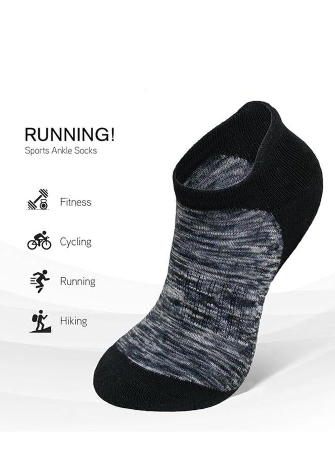 DIAMOND TOE جوارب كاحل مريحة متعددة العبوات بأصابع ماسية للرجال - جوارب رياضية مريحة وقابلة للتنفس - Image 3