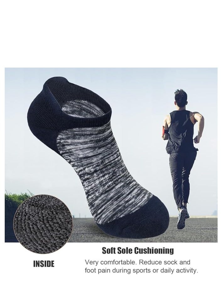 DIAMOND TOE جوارب كاحل مريحة متعددة العبوات بأصابع ماسية للرجال - جوارب رياضية مريحة وقابلة للتنفس - Image 4