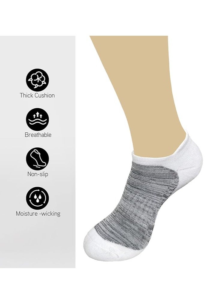 DIAMOND TOE جوارب كاحل مريحة متعددة العبوات بأصابع ماسية للرجال - جوارب رياضية مريحة وقابلة للتنفس - Image 5