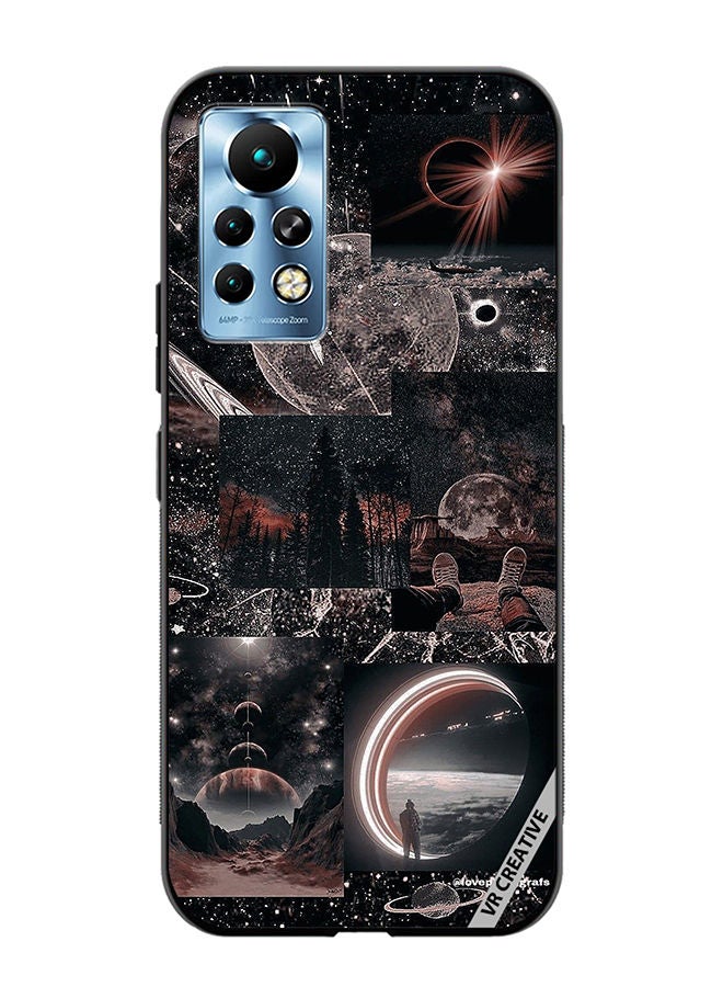 VR CREATIVE Protective Case Cover For Infinix Note 11 Pro Galaxy Design Multicolour - Image 1